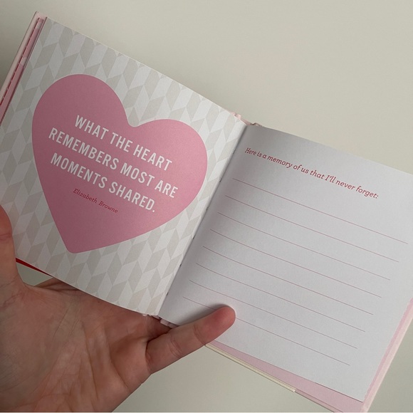 ⭐️3/$25⭐️ NWT “I 🩷 US” Fill-In Memory Book - Picture 3 of 6